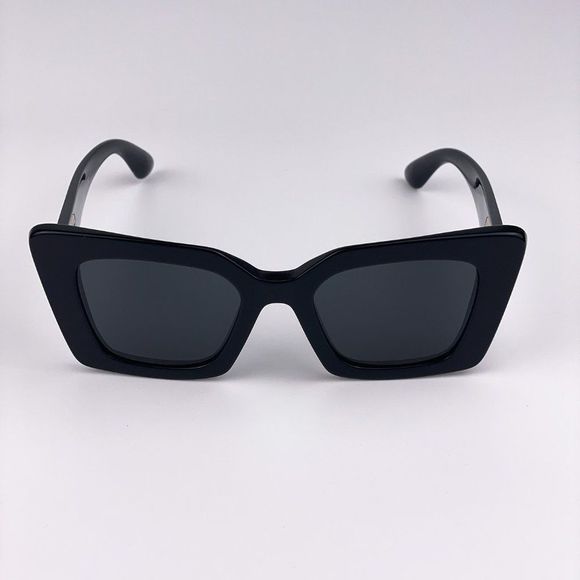 Burberry BE4344 Daisy 300187 Sunglasses Black Gray Square Women - Picture 5 of 11